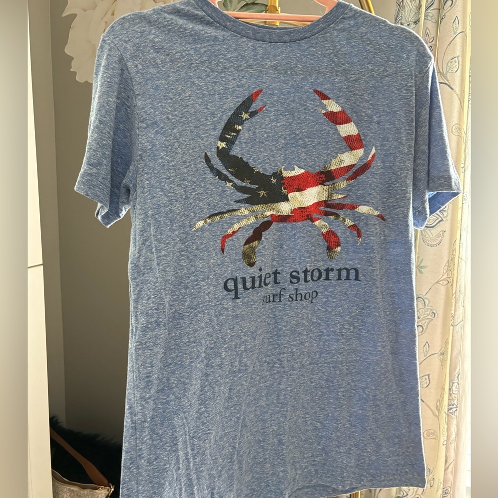 Blue Men’s Quiet Storm T shirt